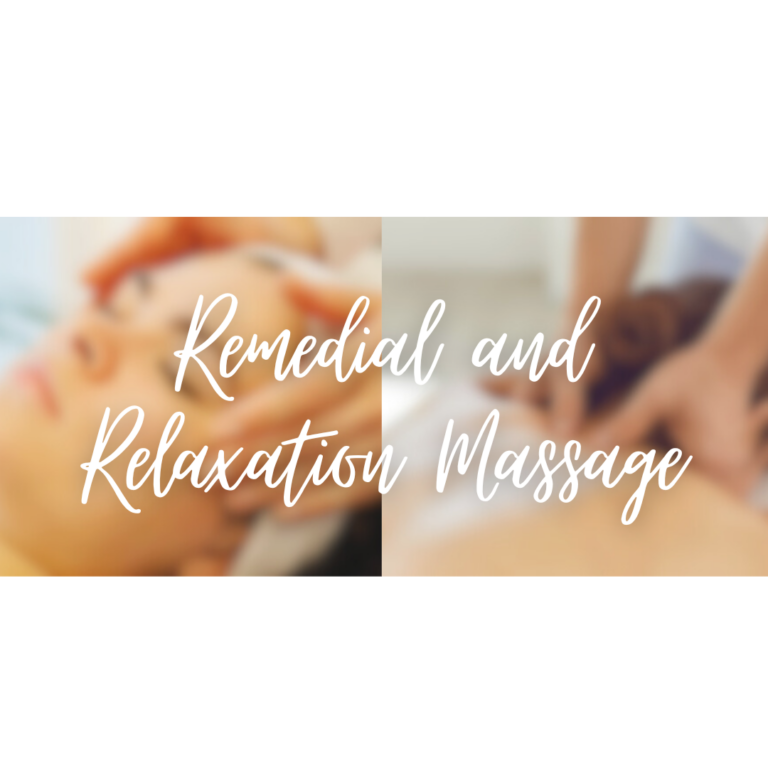 The Difference between Remedial and Relaxation massage